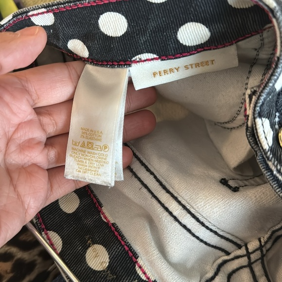 KATE SPADE Polka Dot Ankle Jeans - Picture 4 of 5